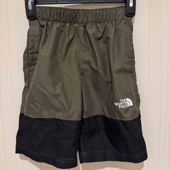 TNF The North Face Boys Class V Short Outdoor Flash Dry Olive Black Small - Picture 1 of 7